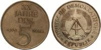  1969 5 Mark XX Jahre DDR vz 3,00 EUR  Excl. 5,50 EUR Verzending