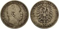  1880 2 Mark Preussen s-ss 55,00 EUR  Excl. 7,30 EUR Verzending