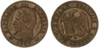  1857 W 1 Centimes vz 150,00 EUR  Excl. 7,30 EUR Verzending