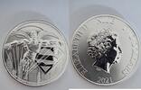 NIUE 2021 2 DOLLARS 1 OZ 999 FINE SILVER DC COMICS - Superman -