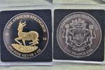 1000 Francs Gabun Springbok Goldene Enigma 2017 -