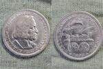 1/2 Dollar USA 1893 Kolumbus mit Flagschiff -