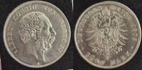 5 Mark Sachsen 1875 Albert Jaeger 122 -