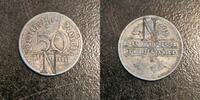 50 Pfennig N als Gegenstempel -