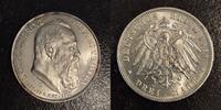  1911 3 Mark Bayern 1911 90. Geburtstag Luitpold Nahezu Bankfrisch 55,00 EUR  Excl. 7,30 EUR Verzending