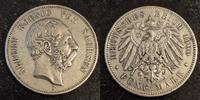  1900 5 Mark Sachsen Jaeger 125 ss 65,00 EUR  Excl. 7,30 EUR Verzending