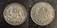  1914 2 Mark Hamburg ss-vz 35,00 EUR  Excl. 7,30 EUR Verzending