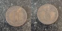  1936 E Drittes Reich 1 Reichspfennig 1936 E Jaeger 361 ss-vz 80,00 EUR  Excl. 7,30 EUR Verzending