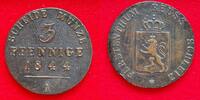  1844 A 3 Pfennig S-SS 10,00 EUR  Excl. 5,50 EUR Verzending