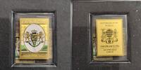   Goldm&uuml;nze&nbsp; Tschad 3000 Francs Wappen Sachsen Feingold 999 1/500 oz Ban... 18,00 EUR  Excl. 5,50 EUR Verzending