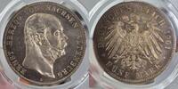  1901 5 Mark Sachsen Altenburg 1901 Ernst Jaeger 143 PCGS MS64 3495,00 EUR  Excl. 15,00 EUR Verzending