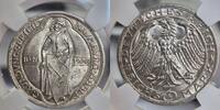 GERMANY 3 Mark 1928A 3 Mark Naumburg NGC MS 62 265,00 EUR  Excl. 7,30 EUR Verzending