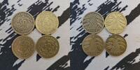  1924 A D E F Weimar 4 x 50 Rentenpfennig SS 39,99 EUR  Excl. 7,30 EUR Verzending