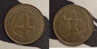  1932 D 4 Reichspfennig SS 5,50 EUR  Excl. 5,50 EUR Verzending