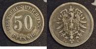  1876 A 50 Pfennig SS 12,00 EUR  Excl. 5,50 EUR Verzending