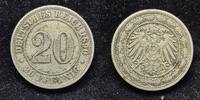  1890 A 20 Pfennig ss 16,95 EUR  Excl. 5,50 EUR Verzending
