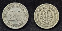 Kaiserreich 1888 E 20 Pfennig ss 19,50 EUR  Excl. 5,50 EUR Verzending