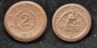  1921 2 Mark Meissen vz 3,50 EUR  Excl. 5,50 EUR Verzending