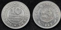  1923 10 Hundertstel Verechnungsmarke Schleswig Holstein vz-st 10,00 EUR  Excl. 5,50 EUR Verzending