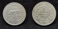  1856 1/6 Taler Anhalt-Bernburg SS-VZ 35,00 EUR  Excl. 7,30 EUR Verzending