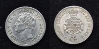 Sachsen 1/6 Taler Johann -