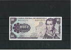 Venezuela 10 Bolivares Banknote / Geldschein -