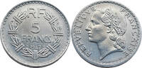 Frankreich 5 Franc 1947 Vierte Republik (1944 - 1959) vz-st 2,00 EUR  plus 9,50 EUR verzending