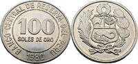 Peru 100 Soles de Oro Umlaufmünze -