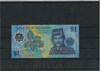 Brunei 10 Ringgit Banknote / Geldschein -