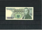 Polen 5000 Zlotych Banknote / Geldschein -