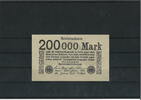 Weimarer Republik 200.000 Mark Banknote / Geldschein -