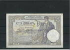 Jugoslawien 100 Dinara Banknote / Geldschein Serie C -