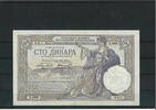 Jugoslawien 100 Dinara Banknote / Geldschein Serie O -