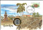 St. Kittis und Nevis 5 Cents - im Numisbrief - -