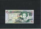 Ostkaribische Staaten 5 Dollar Banknote / Geldschein -