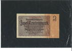 Deutsches Reich 2 Rentenmark Firmendruck KN 8-stellig rot -