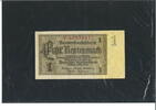 Deutsches Reich 1 Rentenmark Firmendruck KN 8-stellig rot -