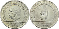 Weimarer Republik 3 Reichsmark Schwurhand - Hindenburg - Verfassung -