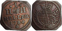 Sachsen-Hildburghausen Heller Joseph Friedrich 1780-1784, Klippe -