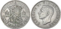 Großbritannien 1/2 Crown George VI. (1936 - 1952) -