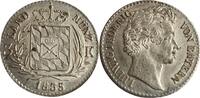 Deutschland 3 Kreuzer Bayern, Ludwig I. 1825-1848, Tolle Erhaltung -