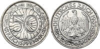 Weimarer Republik 50 Reichspfennig Jaeger 324 -