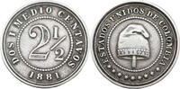 Kolumbien 2 1/2 Cents Vereinigte Staaten von Kolumbien (1863 - 1886) - 18mm variante -