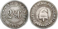 Kolumbien 2 1/2 Cents Vereinigte Staaten von Kolumbien (1863 - 1886) - 14mm Variante -