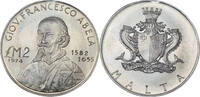 Malta 2 Lira (Malta Pound) Giovanni Francesco Abela -
