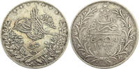 Ägypten 10 Qirsh Sultan Abdul Hamid II (1876 - 1909) Jahr 33 -