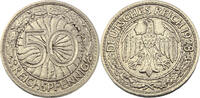 Weimarer Republik 50 Reichspfennig Jaeger 324 -
