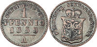 Schwarzburg-Sondershausen 1 Pfennig Günther Friedrich Karl II. (1839 - 1880) -