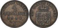 Brandenburg Preussen 4 Pfennige Friedrich Wilhelm IV. 1840 - 1861 -