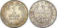 Weimarer Republik 1 Reichsmark Kursmünze -